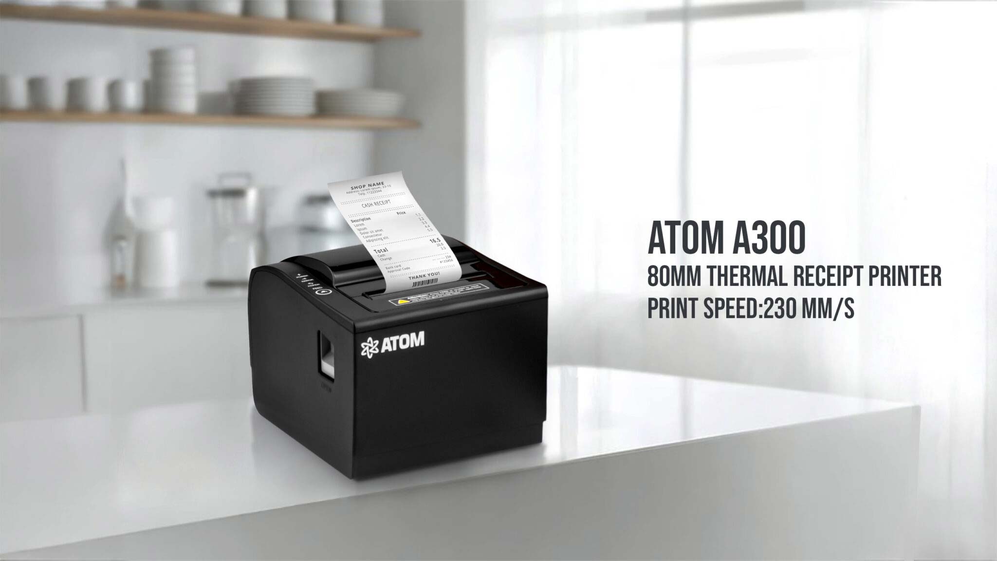فیش پرینتر ATOM A300 - 1