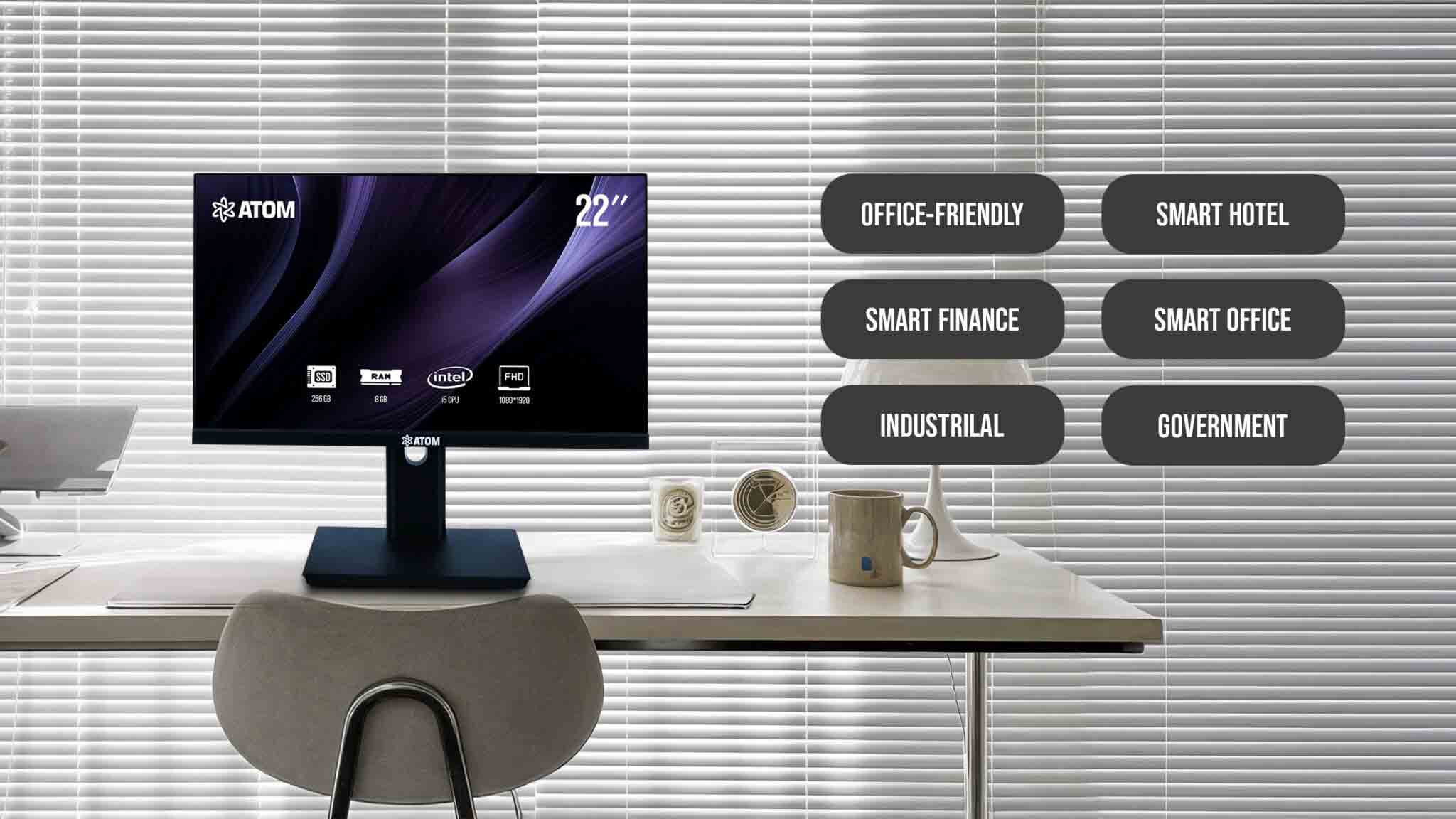 کامپیوتر آل این وان ATOM H1 - 9